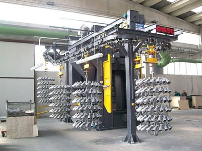 Q48懸(xuan)鏈步(bu)進(jin)式(shi)抛(pao)丸(wan)機(ji)